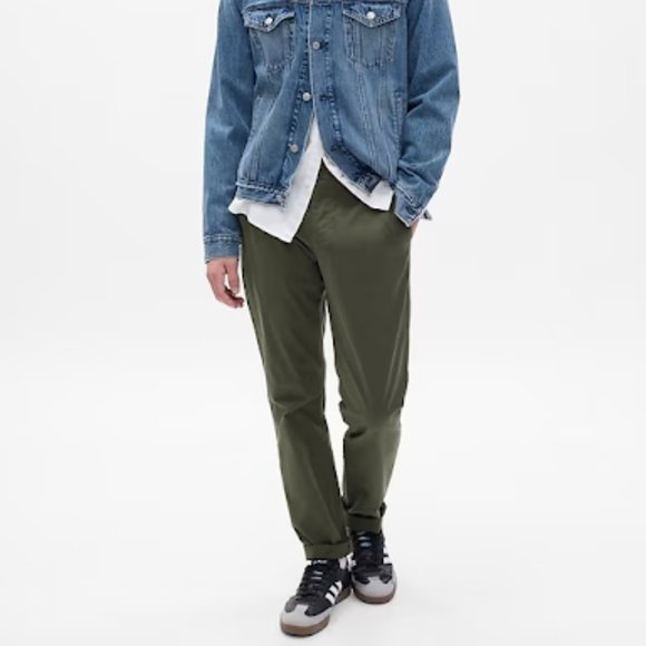 Gap Modern Khakis in Skinny Fit Deep Green Mens Size 32x30 - Picture 1 of 3